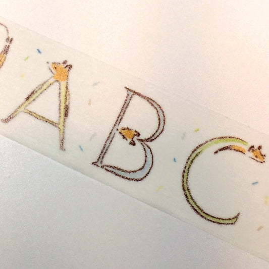 Hello Studio - Writing Moment (fox alphabet) washi tape SAMPLES