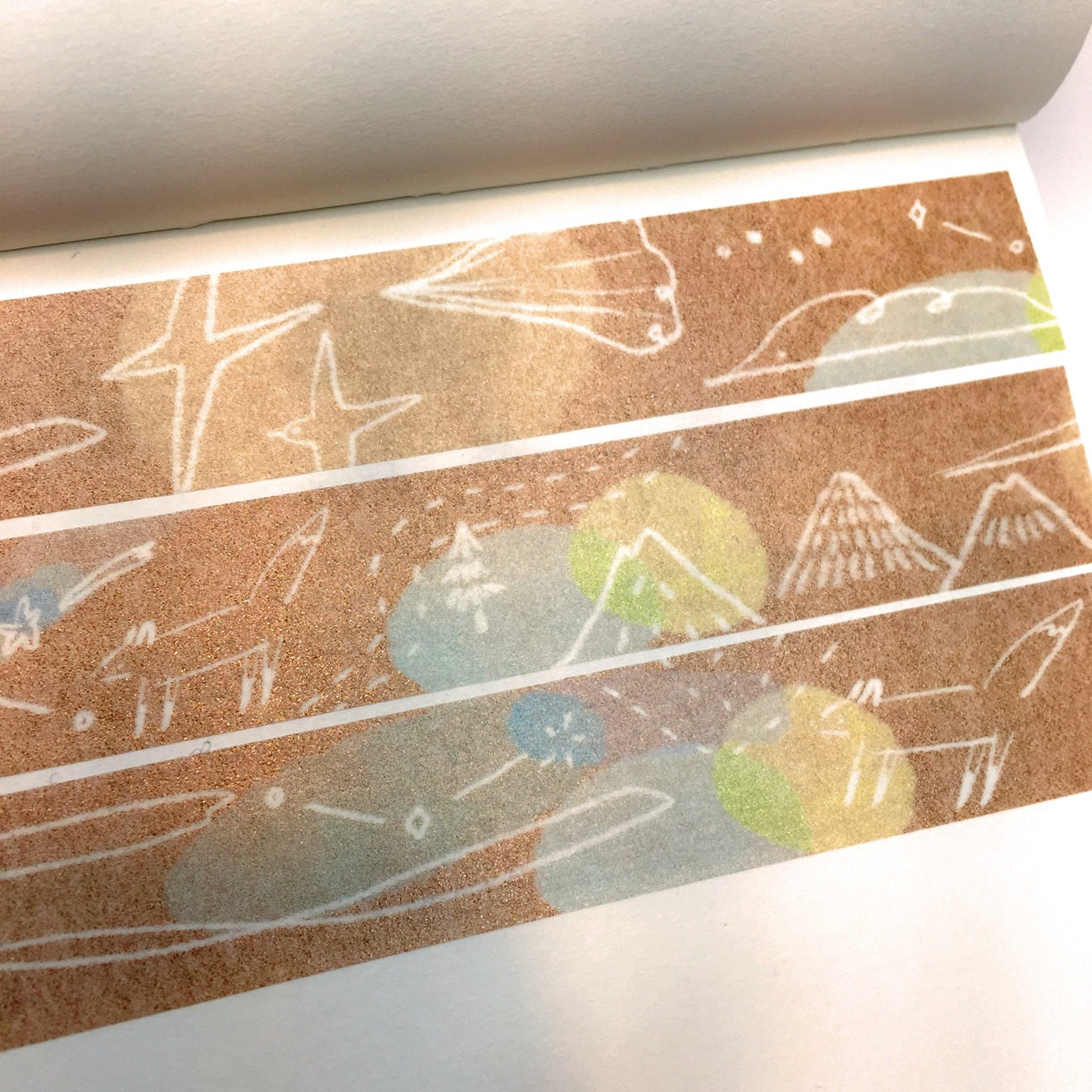 Hello Studio - Writing Moment (fox alphabet) washi tape SAMPLES