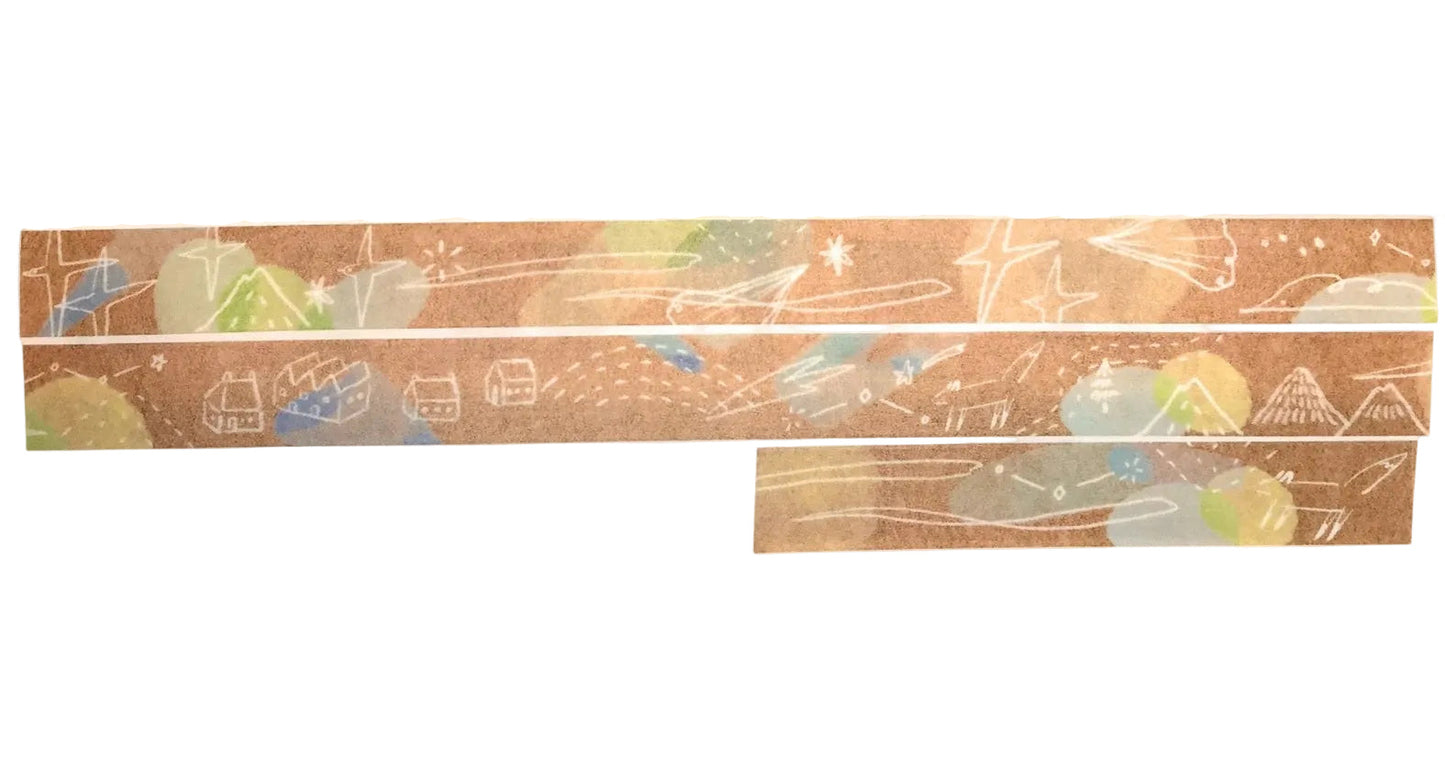 Hello Studio - Writing Moment (fox alphabet) washi tape SAMPLES