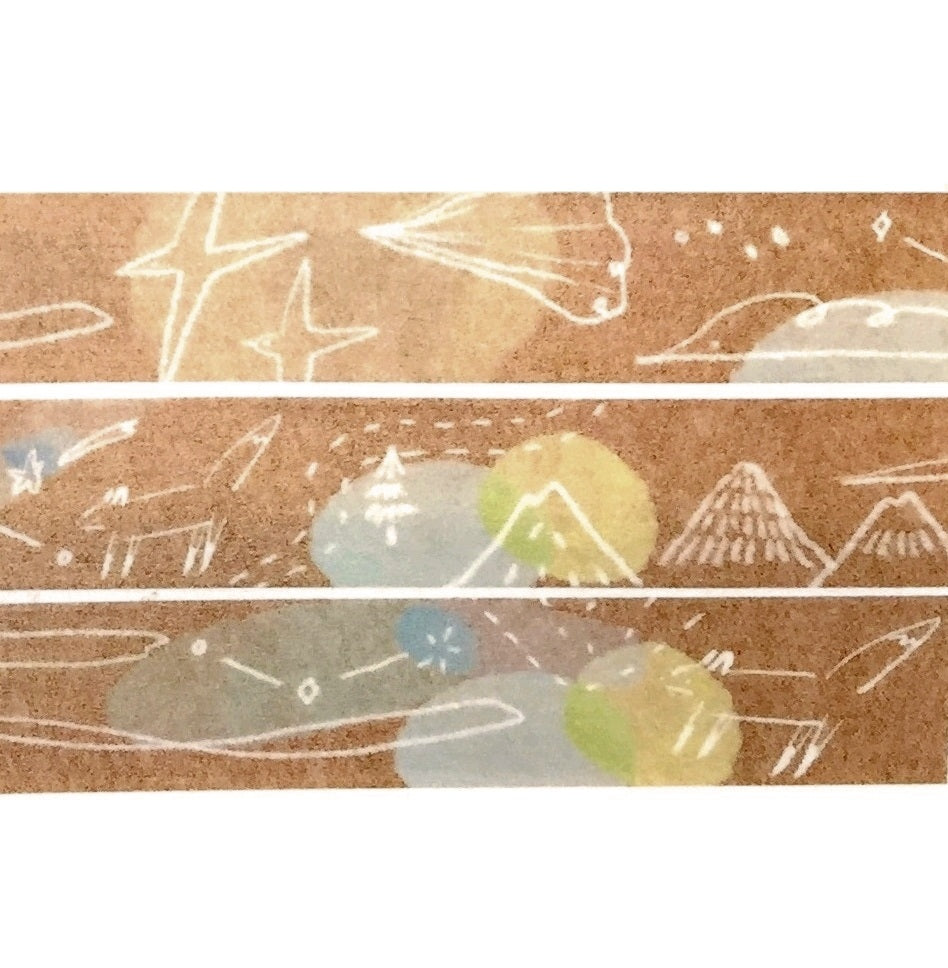 Hello Studio - Writing Moment (fox alphabet) washi tape SAMPLES