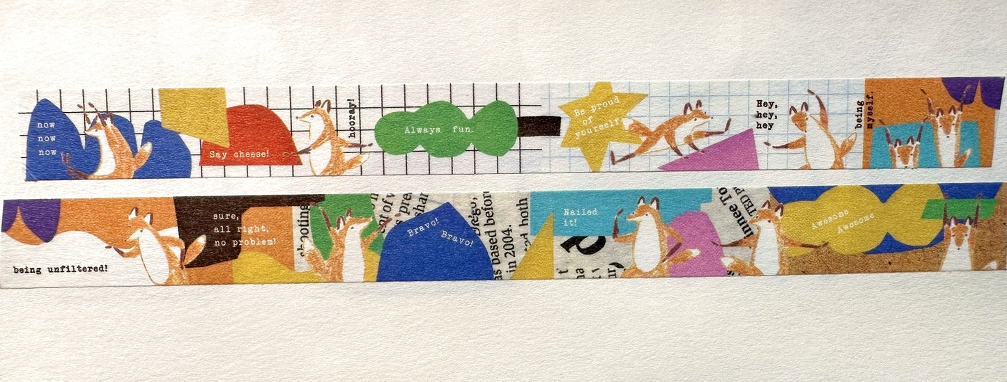 Hello Studio - Collage Ballata washi tape SAMPLES