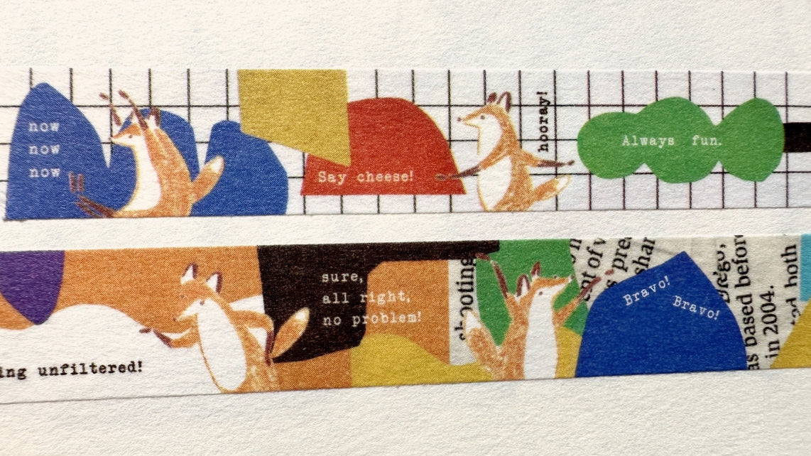 Hello Studio - Collage Ballata washi tape SAMPLES