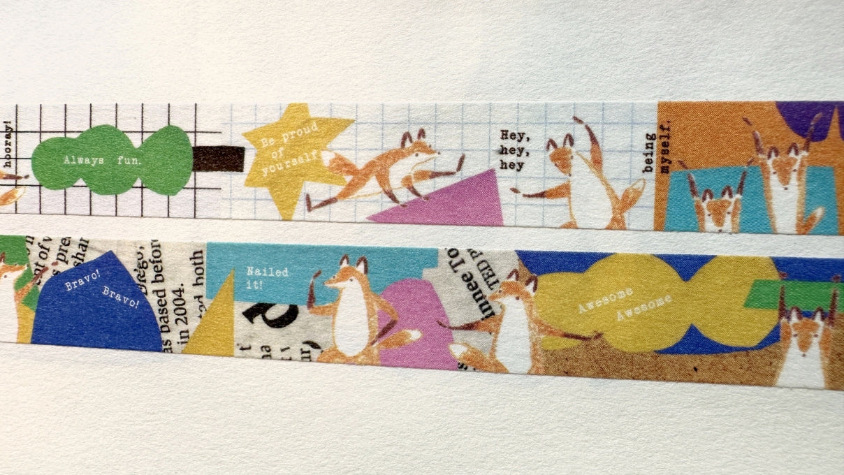 Hello Studio - Collage Ballata washi tape SAMPLES