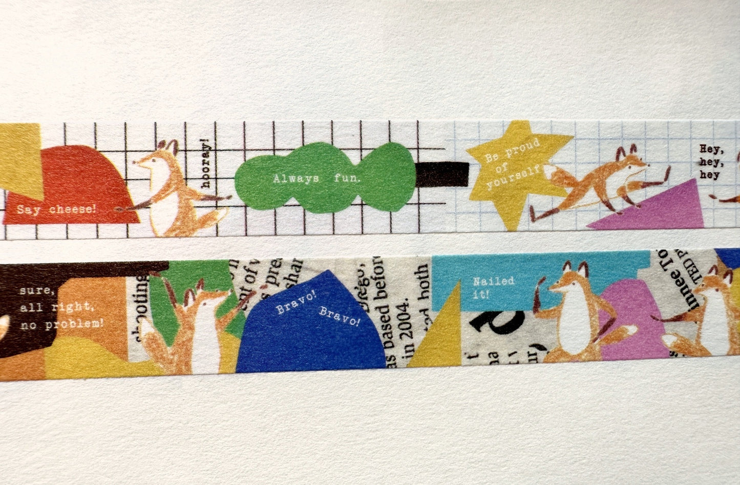 Hello Studio - Collage Ballata washi tape SAMPLES