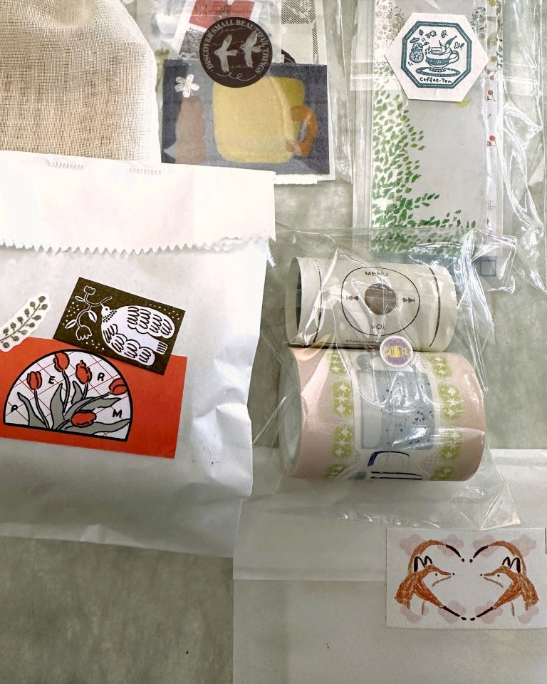 Hello Studio - Whisper Huchii sticky memo roll SAMPLES