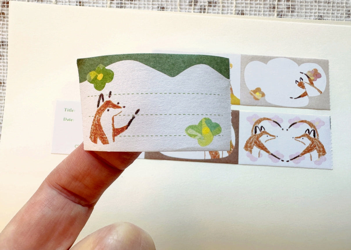 Hello Studio - Whisper Huchii sticky memo roll SAMPLES