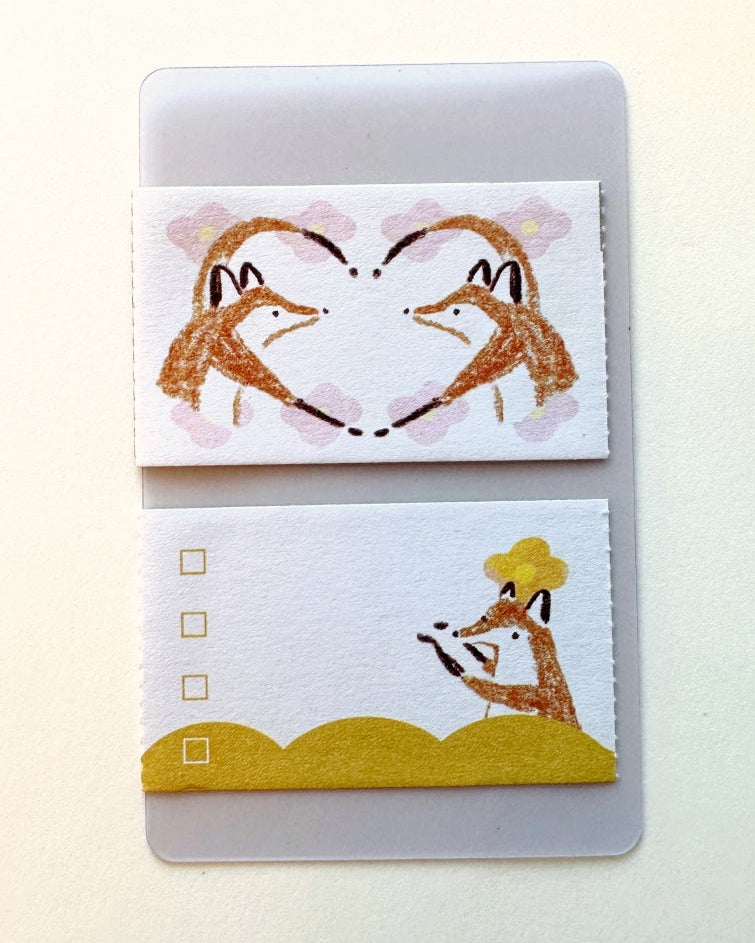 Hello Studio - Whisper Huchii sticky memo roll SAMPLES