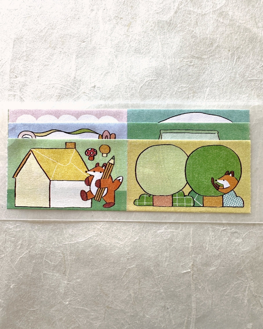 Hello Studio - Bungu Forest sticky memo roll SAMPLES