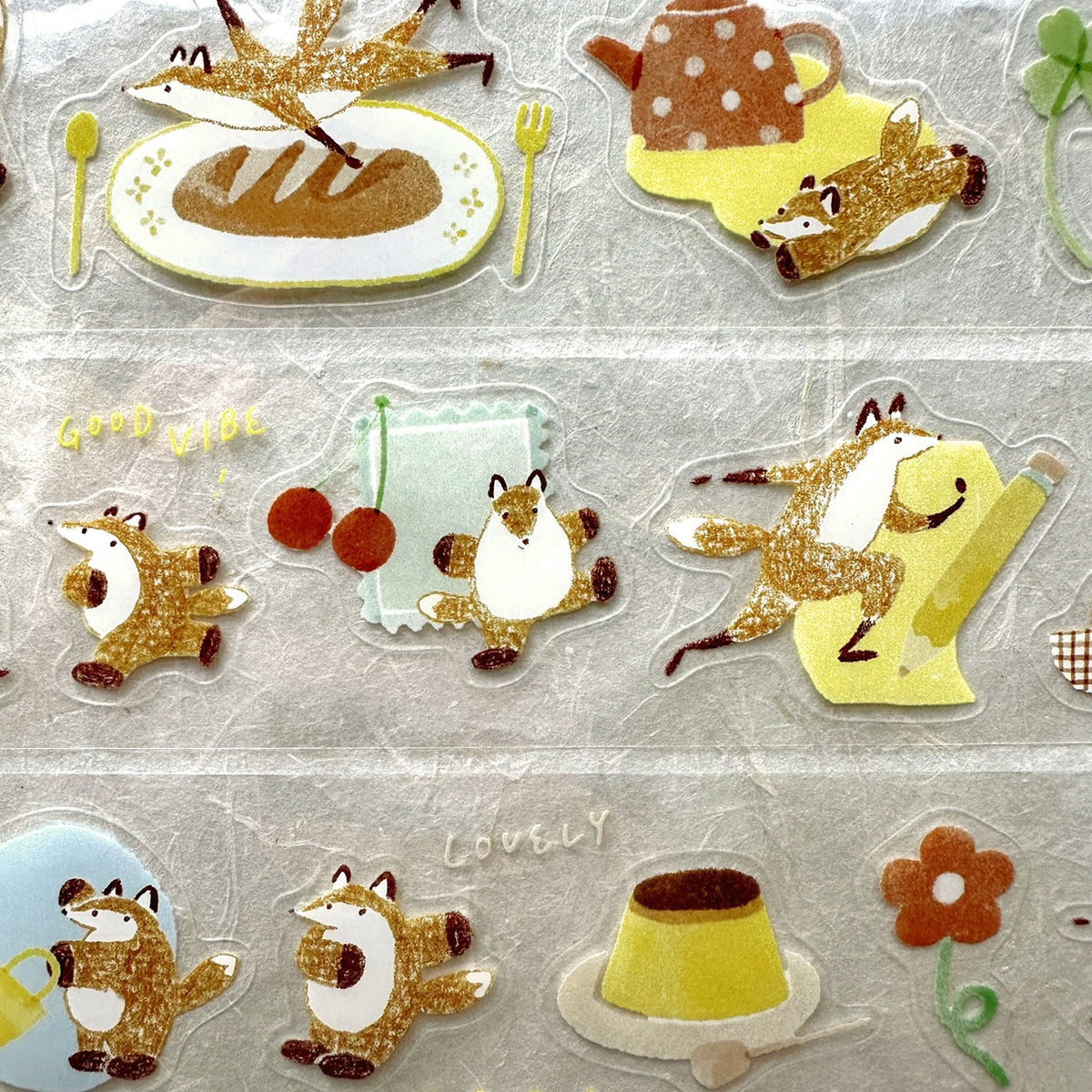 Hello Studio - Dear Huchii kiss-cut PET tape SAMPLES