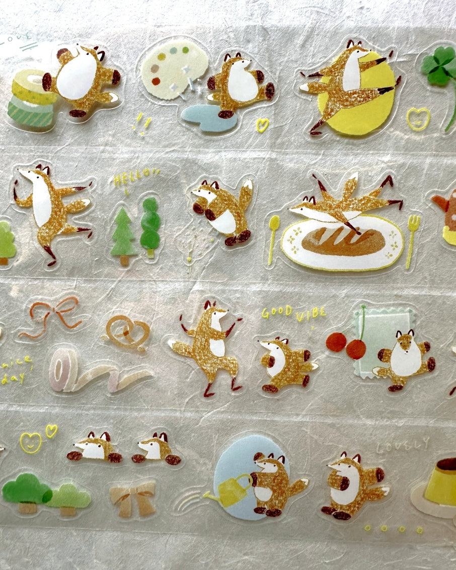 Hello Studio - Dear Huchii kiss-cut PET tape SAMPLES