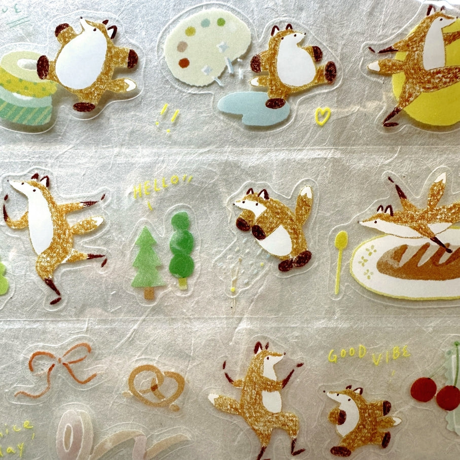 Hello Studio - Dear Huchii kiss-cut PET tape SAMPLES