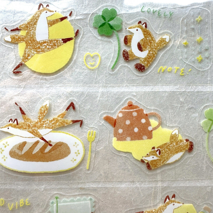 Hello Studio - Dear Huchii kiss-cut PET tape SAMPLES