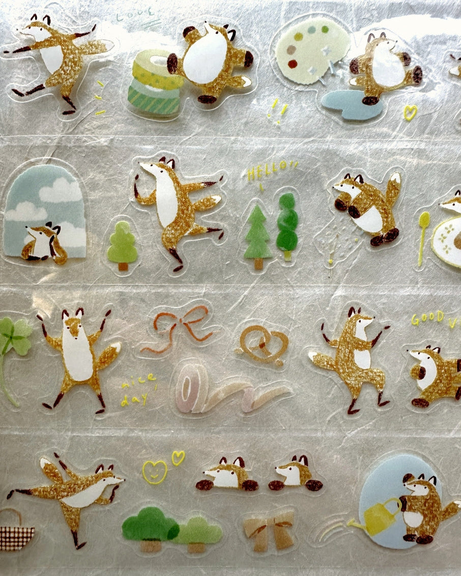 Hello Studio - Dear Huchii kiss-cut PET tape SAMPLES