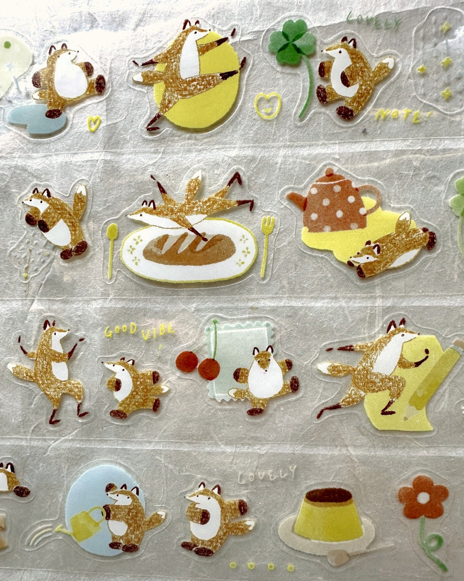 Hello Studio - Dear Huchii kiss-cut PET tape SAMPLES