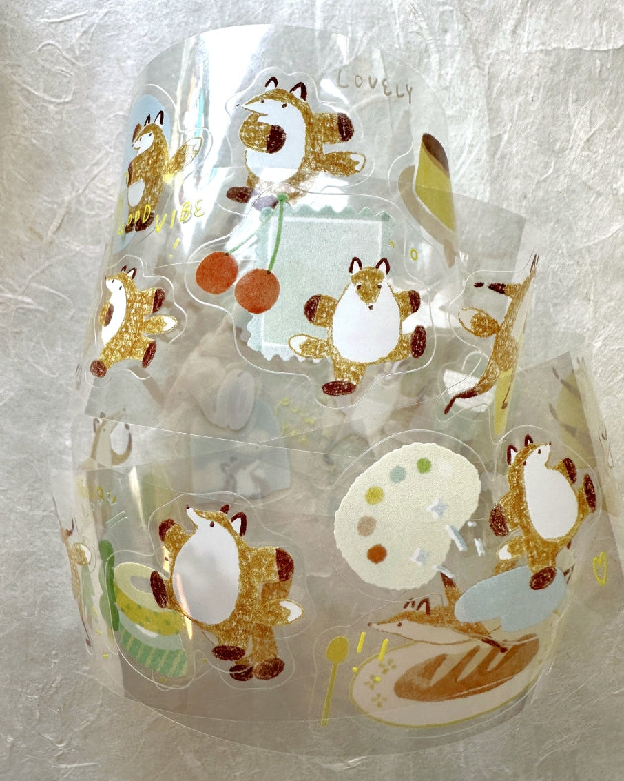 Hello Studio - Dear Huchii kiss-cut PET tape SAMPLES