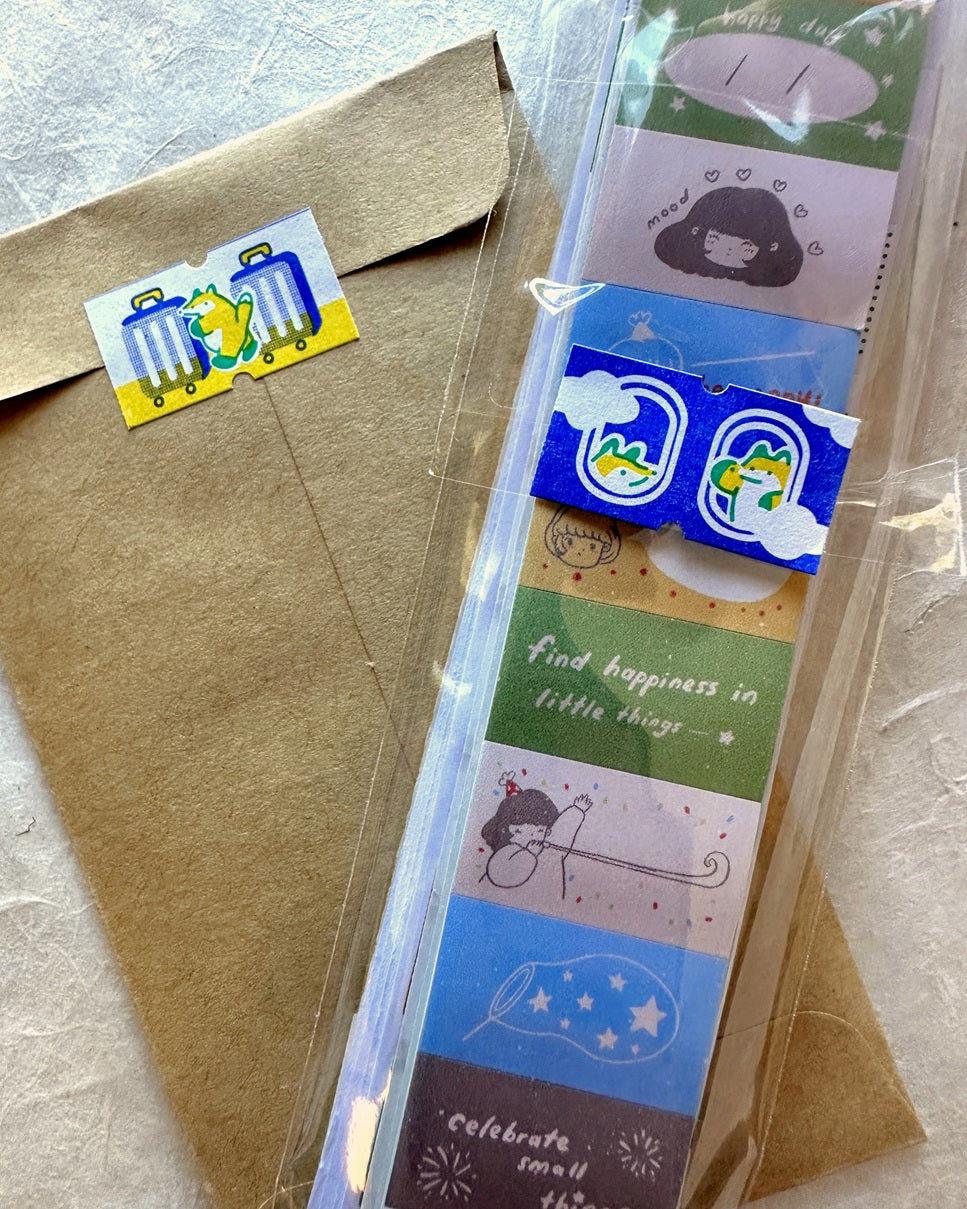 Shō Little Happiness - five label sticker rolls SAMPLES