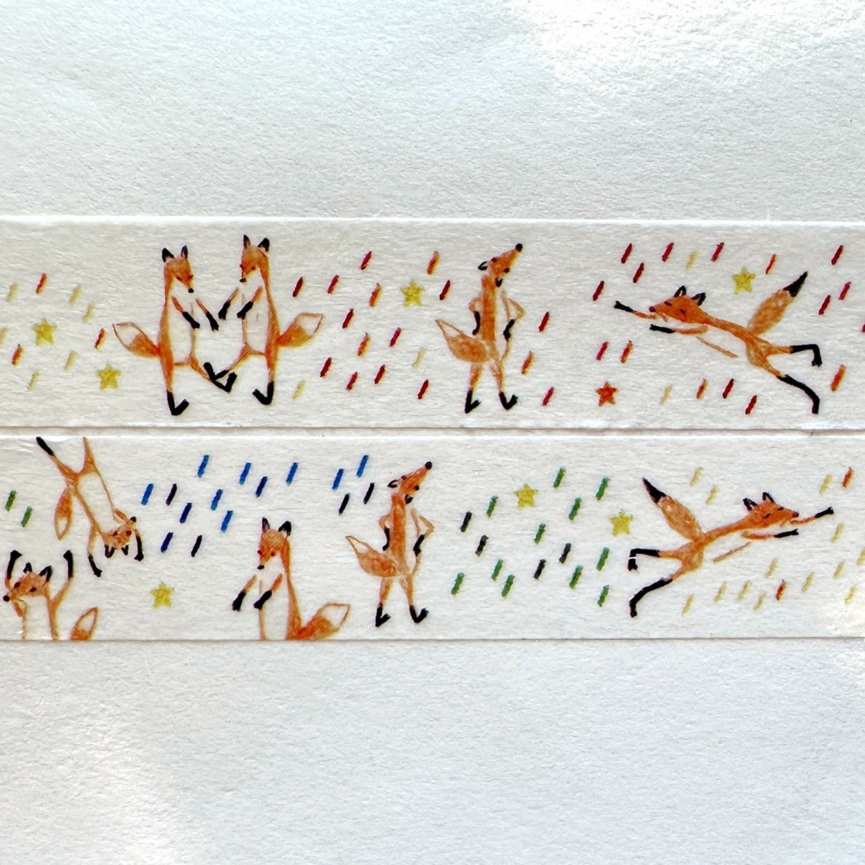 Hello Studio - Graffiti Time, Dancing in the Rain, Retro Tile washi tape SAMPLES
