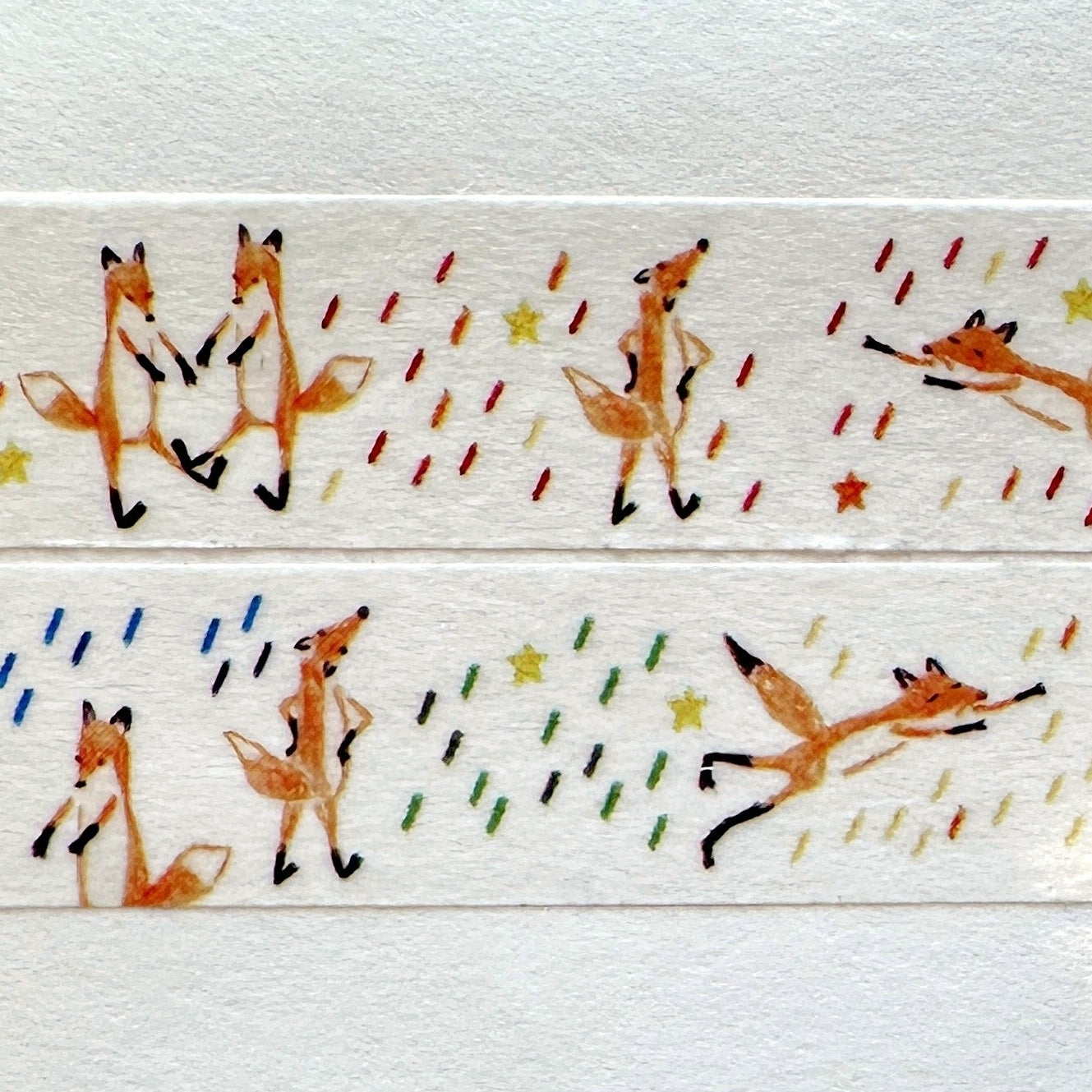 Hello Studio - Graffiti Time, Dancing in the Rain, Retro Tile washi tape SAMPLES