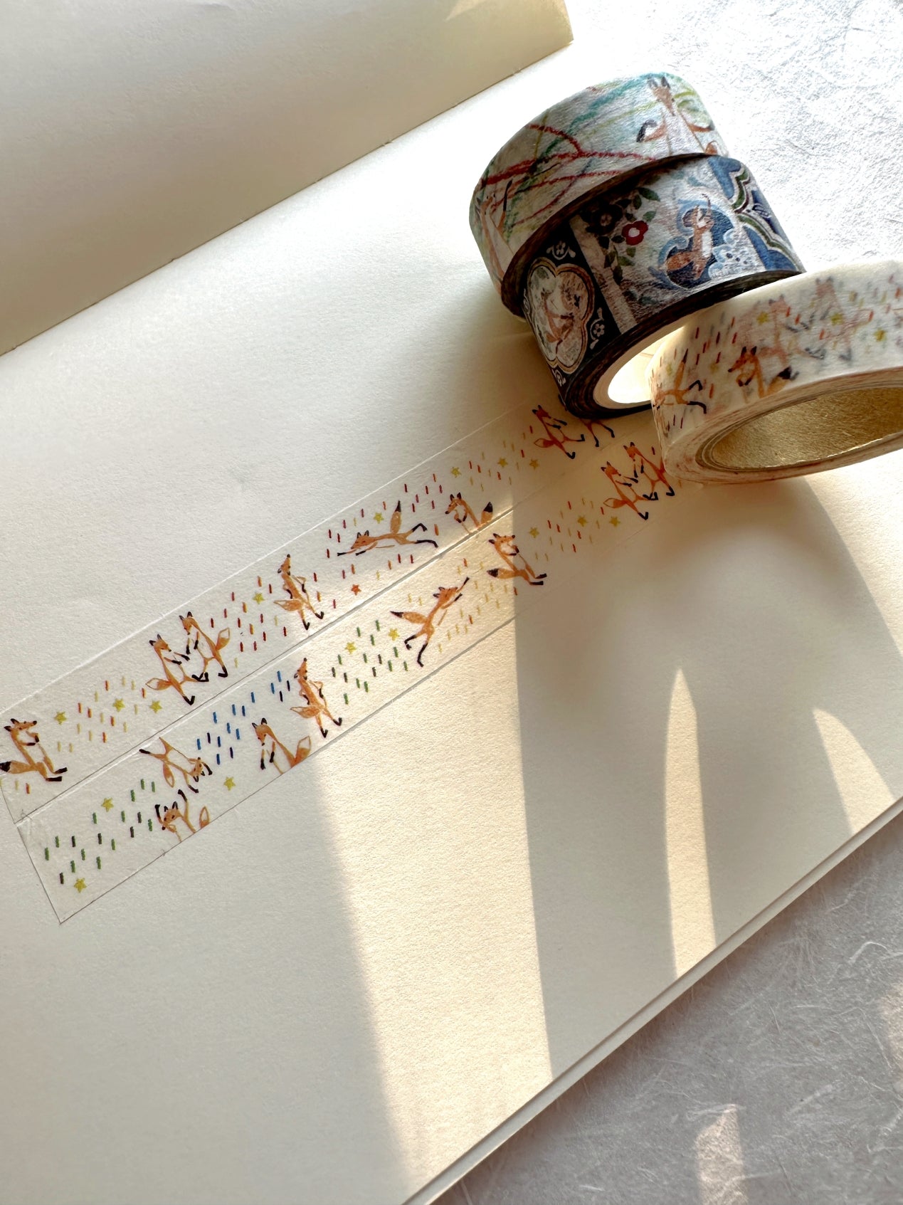 Hello Studio - Graffiti Time, Dancing in the Rain, Retro Tile washi tape SAMPLES