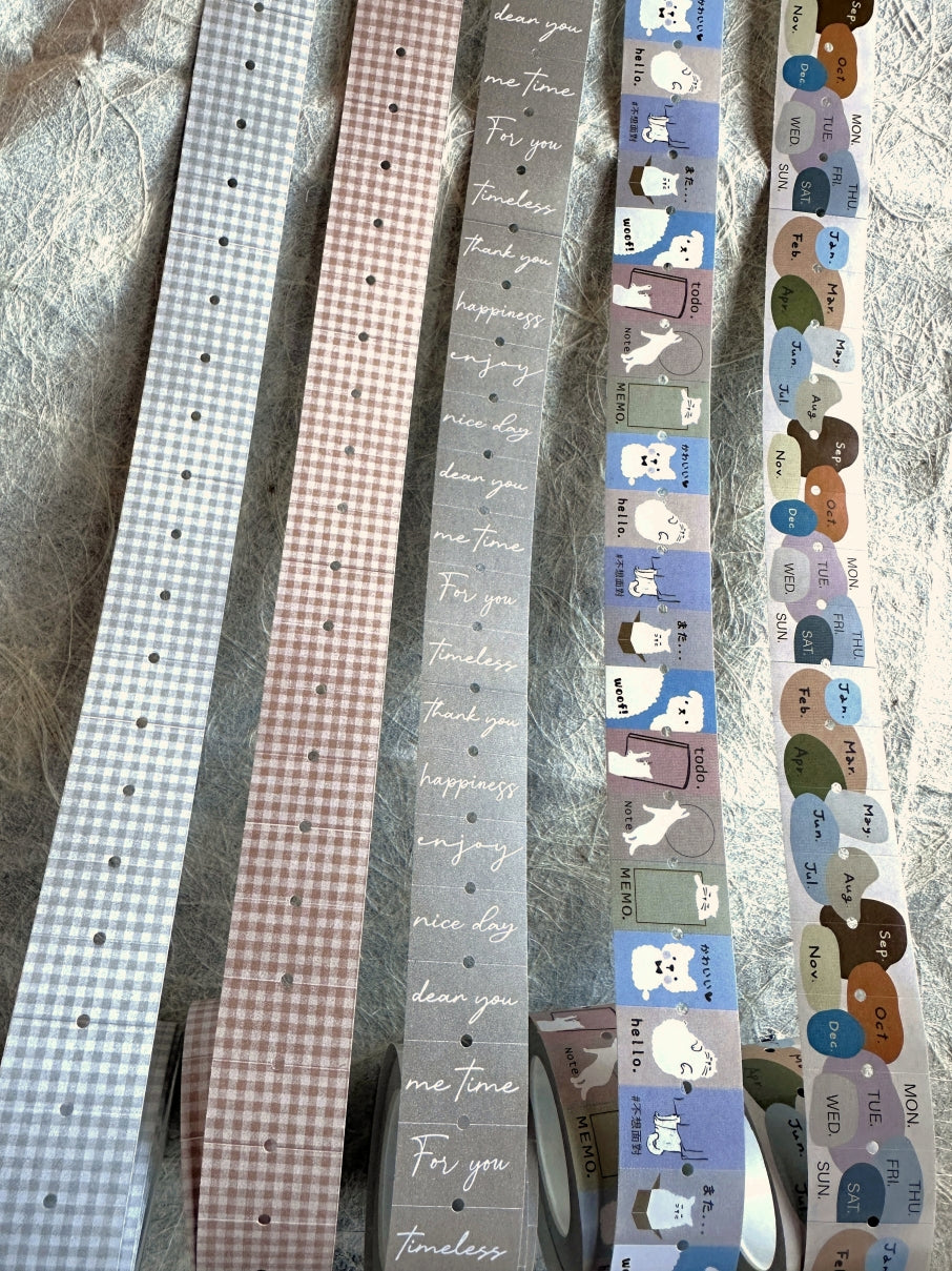 Hairmo - five label sticker rolls SAMPLES