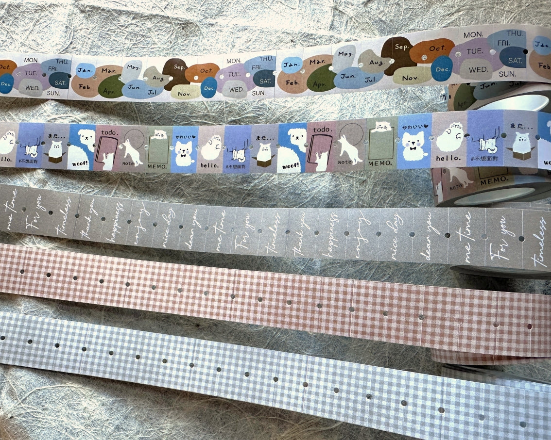 Hairmo - five label sticker rolls SAMPLES