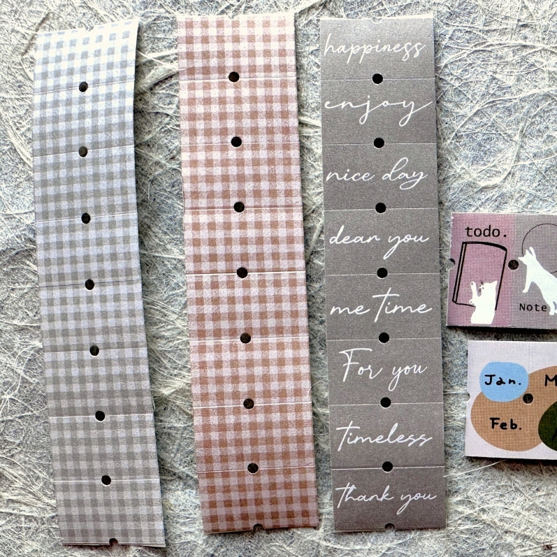 Hairmo - five label sticker rolls SAMPLES