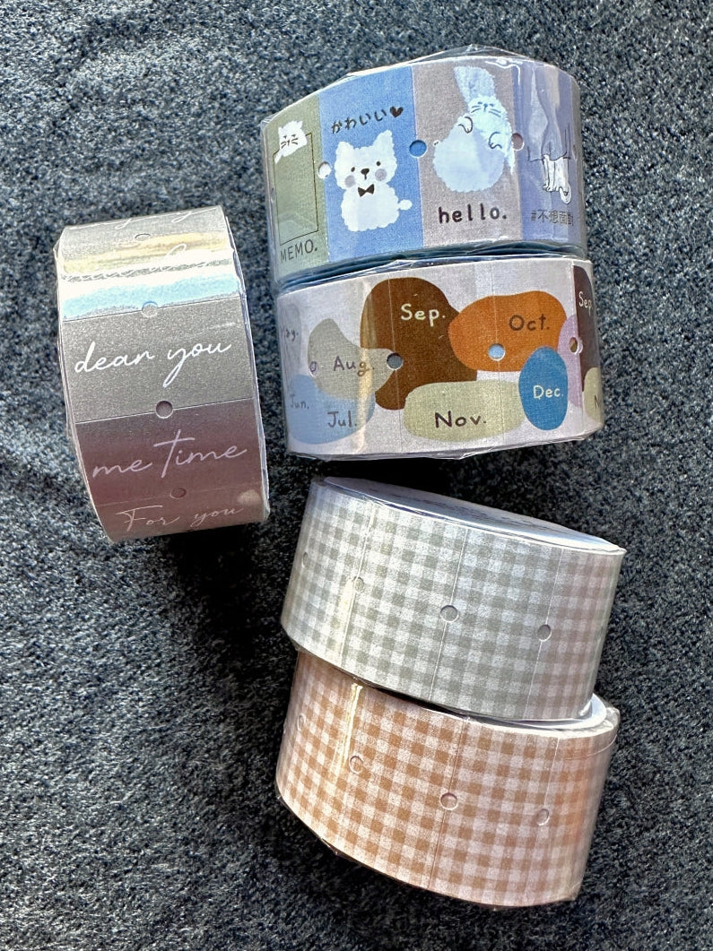 Hairmo - five label sticker rolls SAMPLES