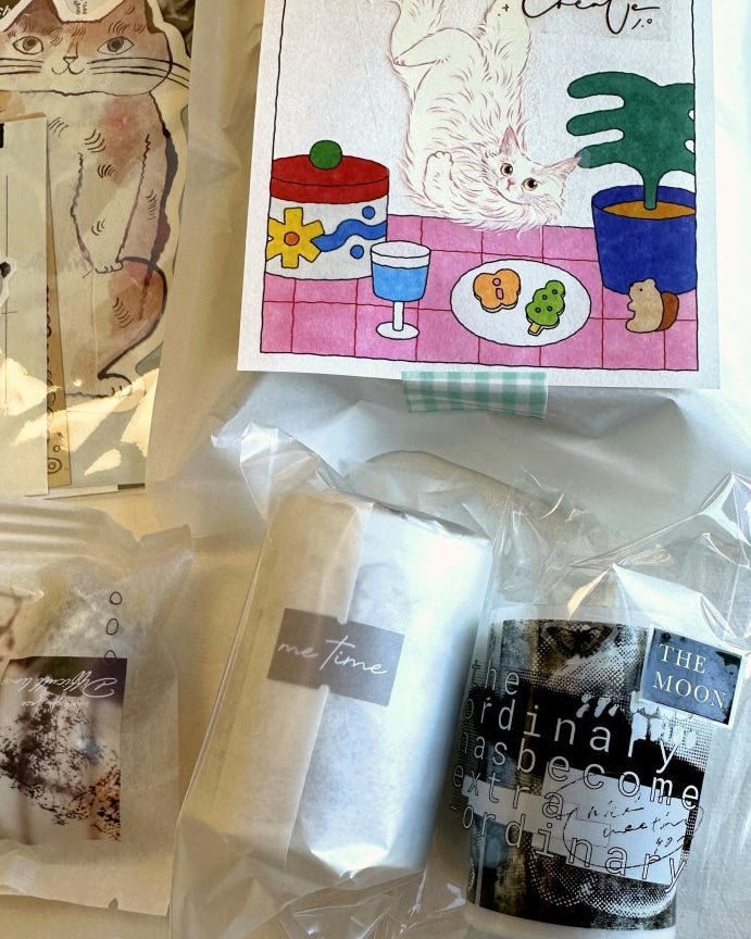 Hairmo - five label sticker rolls SAMPLES