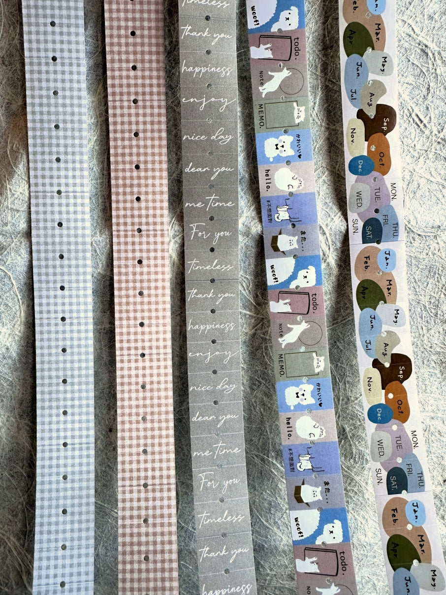 Hairmo - five label sticker rolls SAMPLES