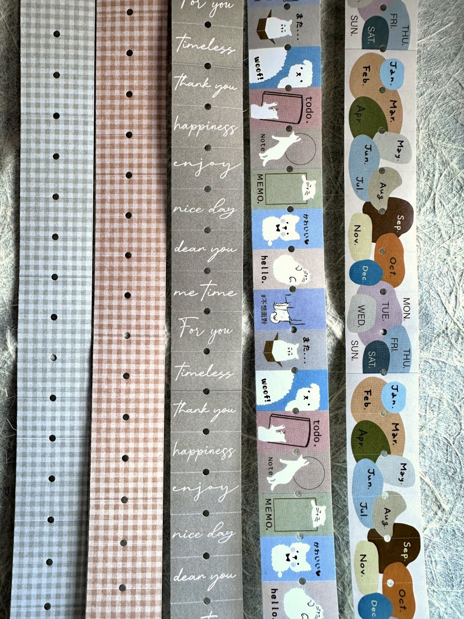 Hairmo - five label sticker rolls SAMPLES