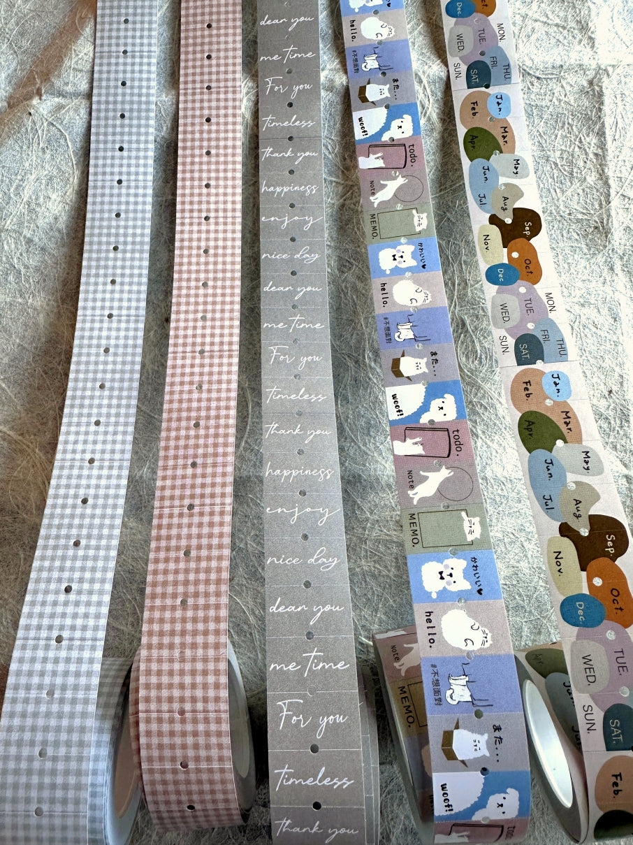Hairmo - five label sticker rolls SAMPLES