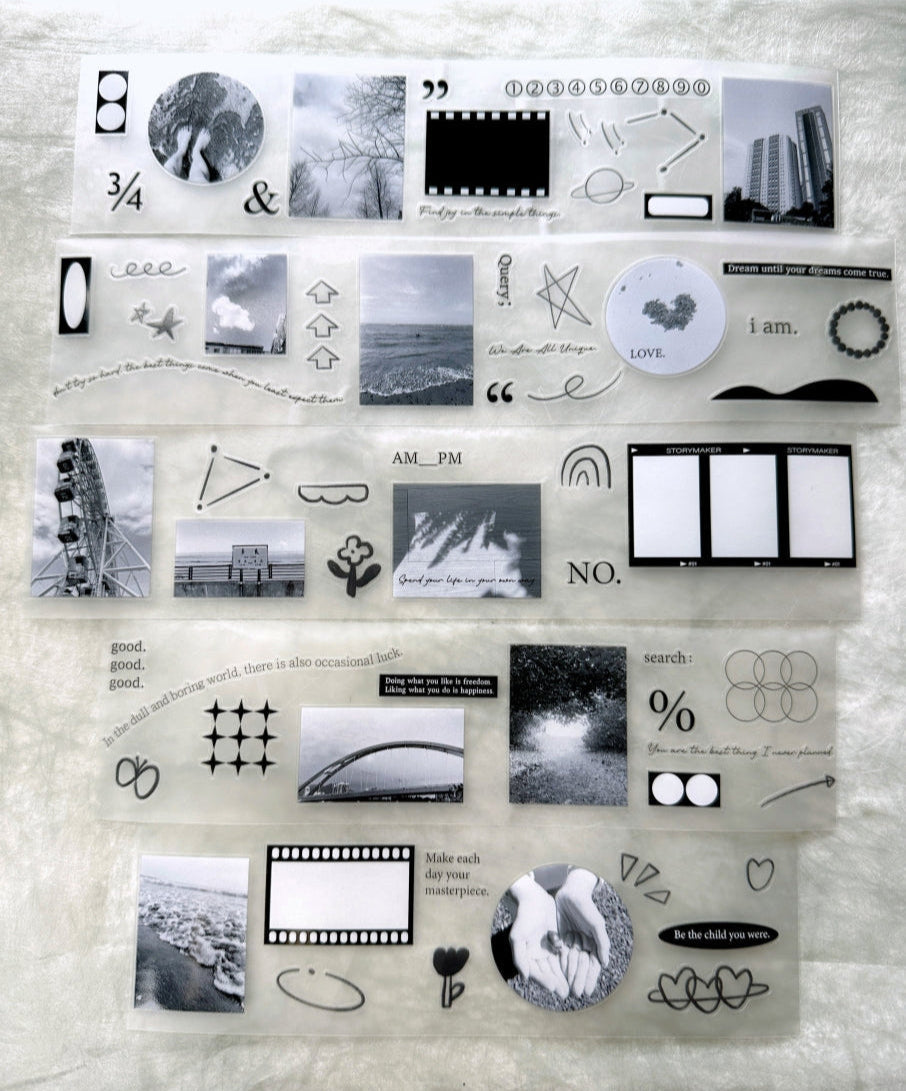 Hairmo - Wander in the Scenery kiss-cut PET tape SAMPLES