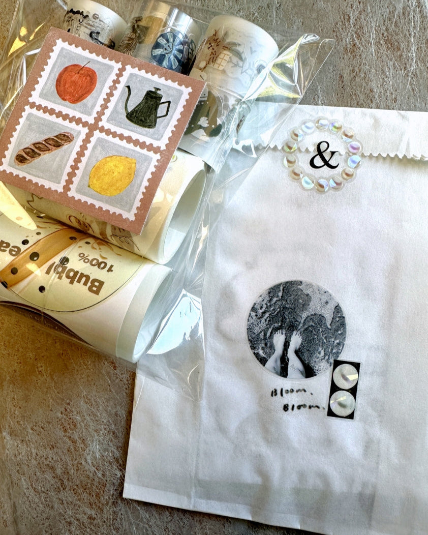 Hairmo - Wander in the Scenery kiss-cut PET tape SAMPLES