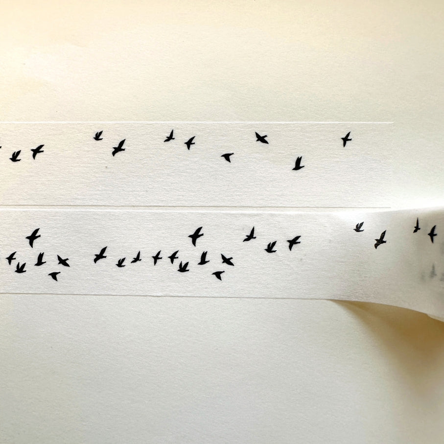 Hütte Paper Works - Migratory Birds washi tape SAMPLES