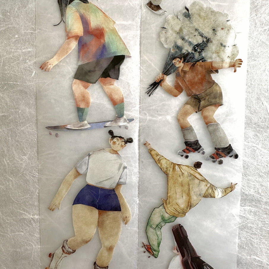 Idako - Carrying Wind PET tape (5.5 cm x 315 cm) SAMPLES