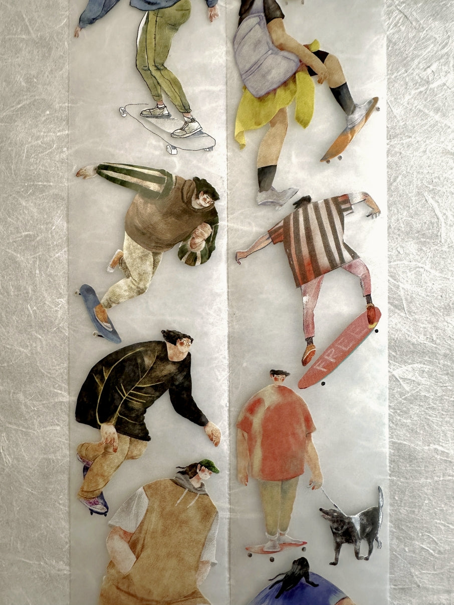 Idako - Carrying Wind PET tape (5.5 cm x 315 cm) SAMPLES