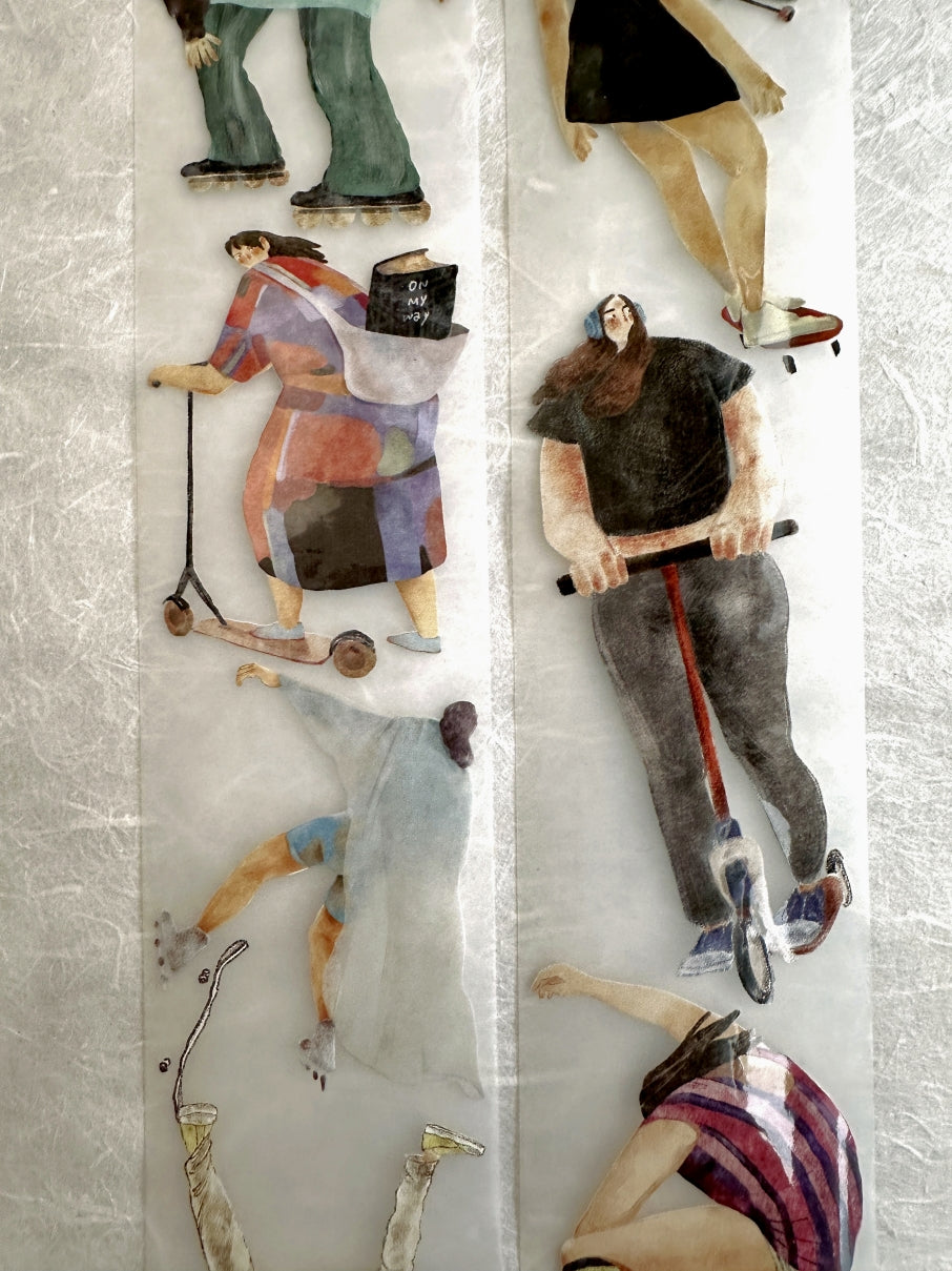 Idako - Carrying Wind PET tape (5.5 cm x 315 cm) SAMPLES