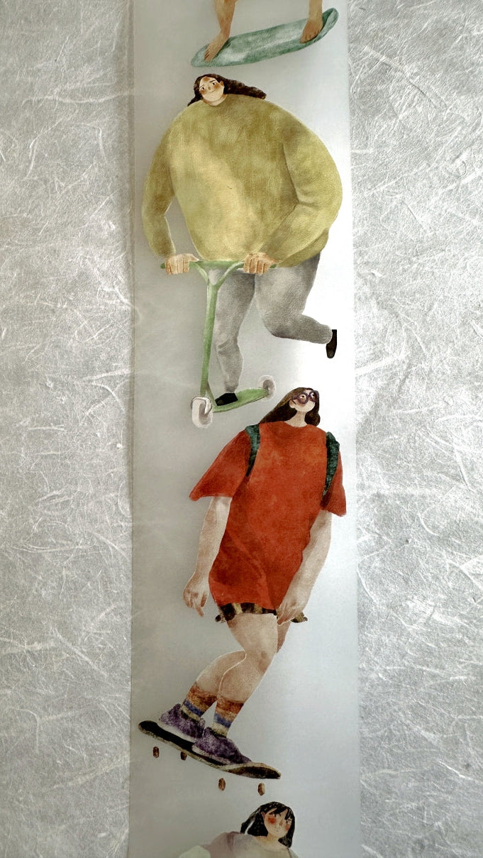 Idako - Carrying Wind PET tape (5.5 cm x 315 cm) SAMPLES