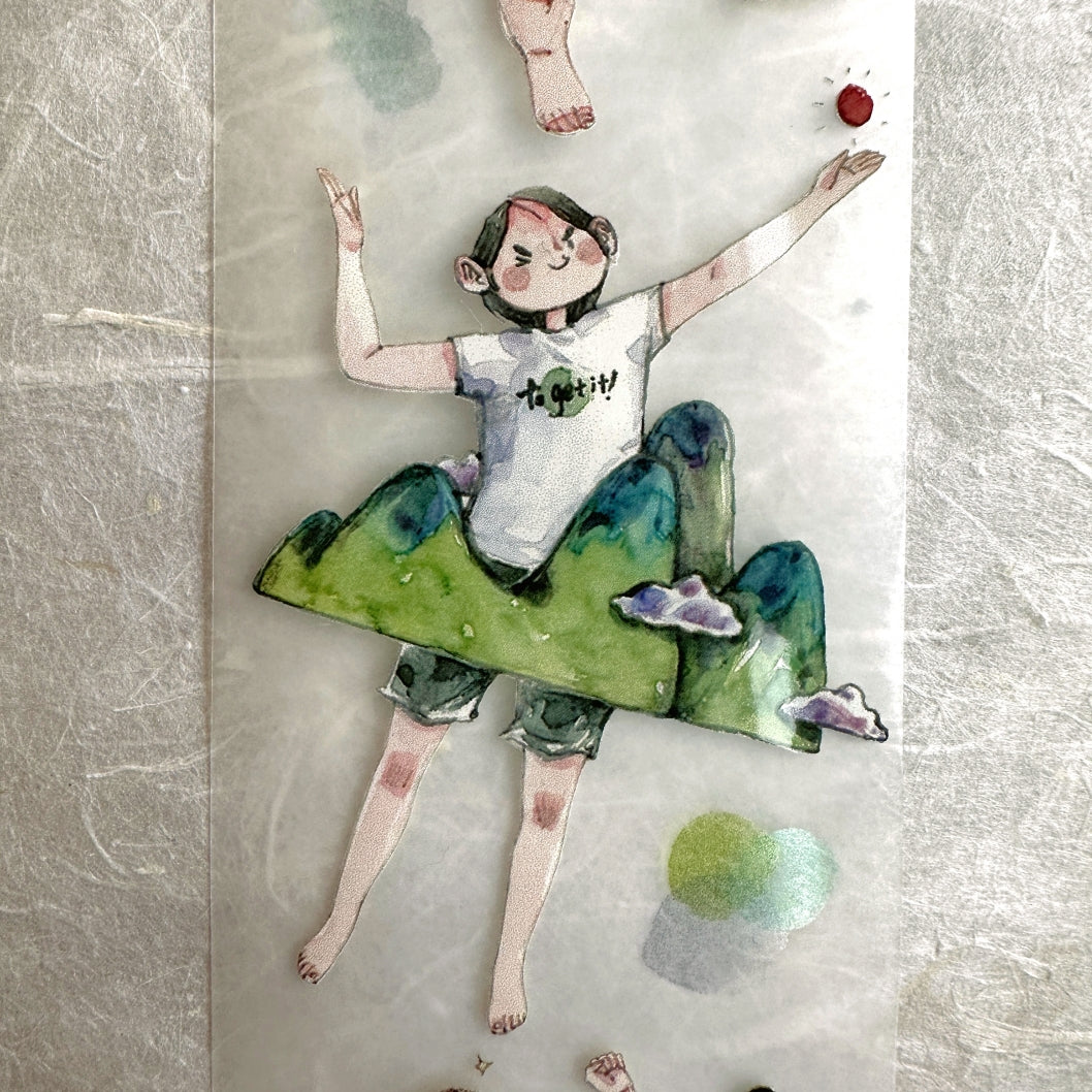 Idako - Little Sun PET tape (5.5 cm x 145 cm) SAMPLES