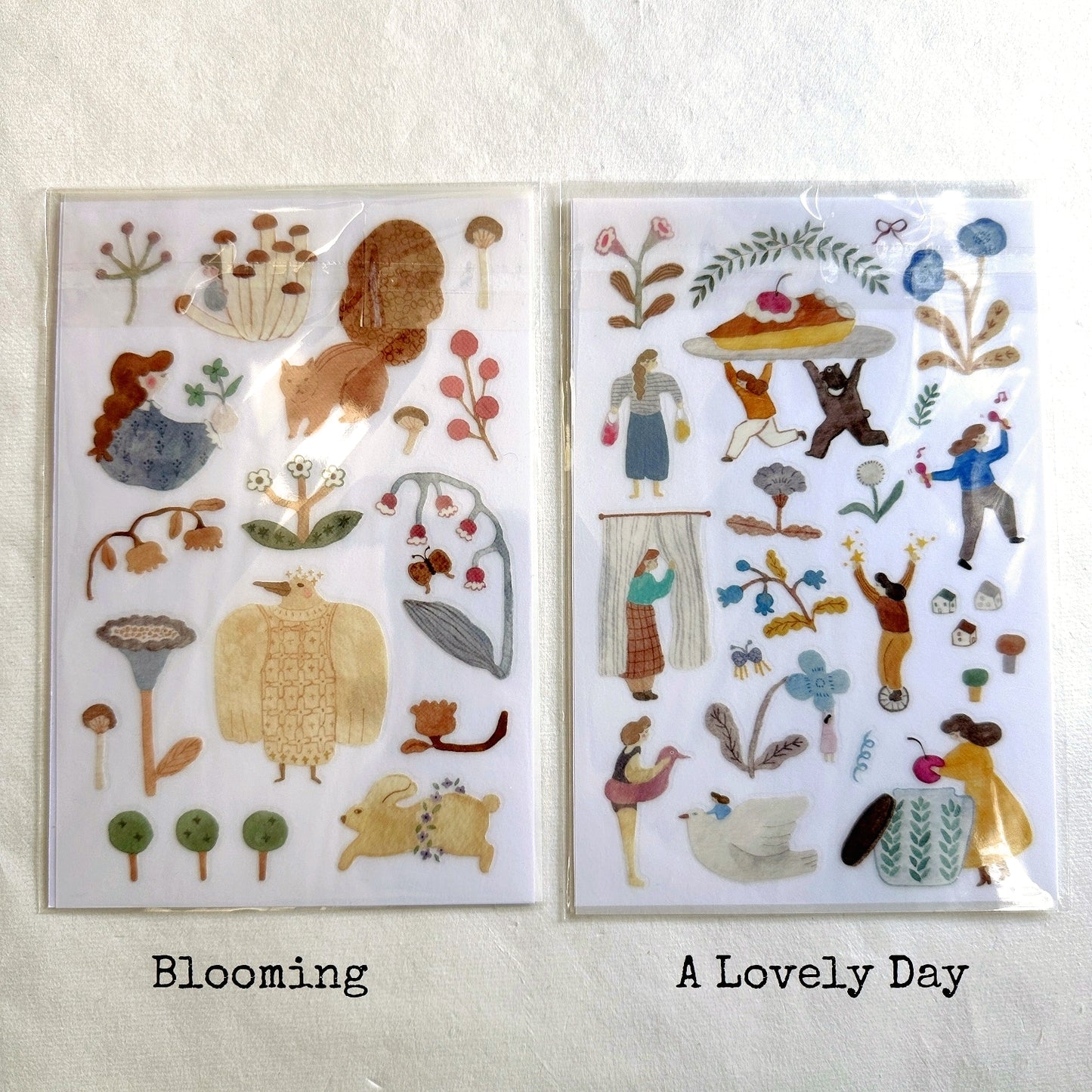 Ivy Snow - Blooming/Daydream/A Lovely Day/Indigo transfer sticker [Half-Packs]