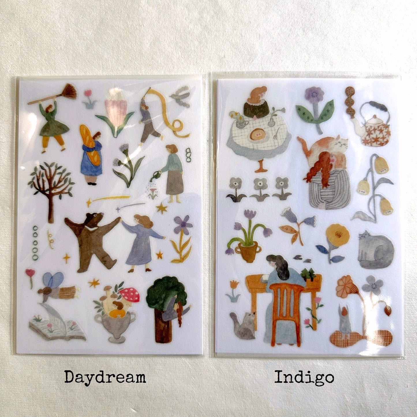 Ivy Snow - Blooming/Daydream/A Lovely Day/Indigo transfer sticker [Half-Packs]