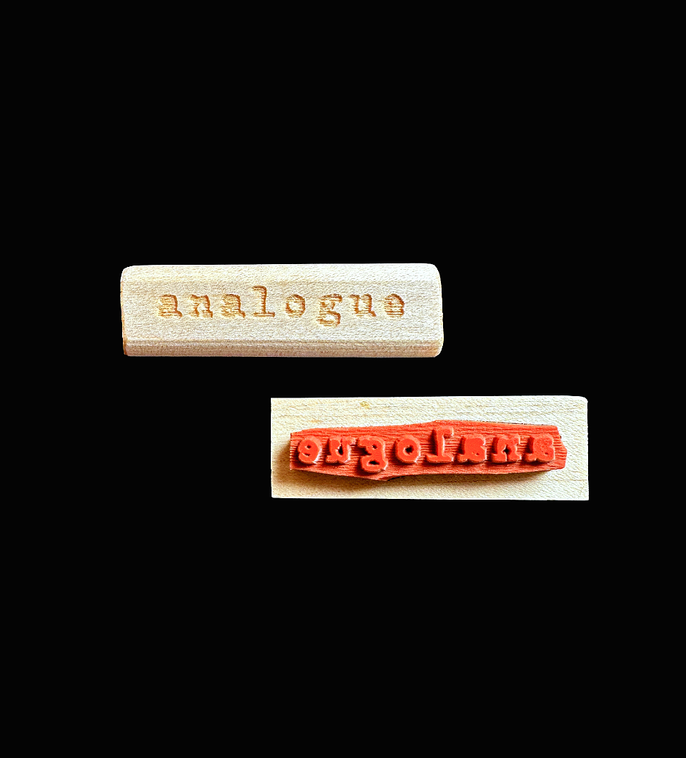 TAOthings Studio - Analogue rubber stamp