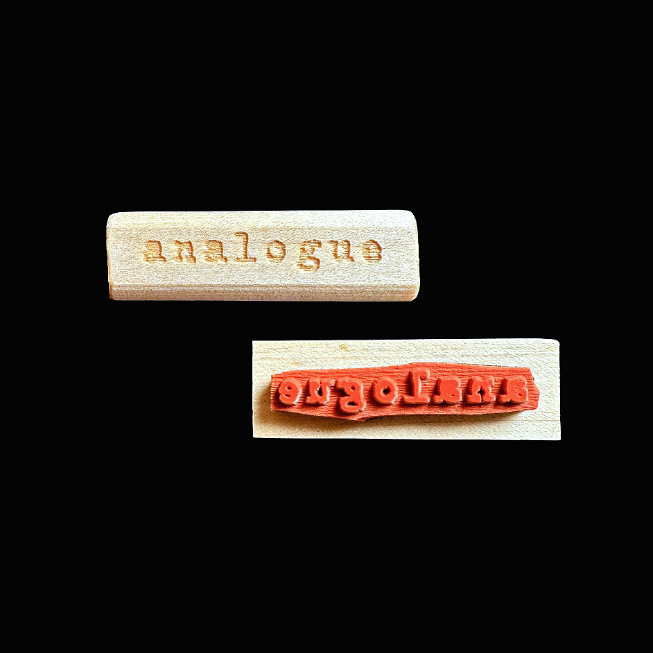 TAOthings Studio - Analogue rubber stamp