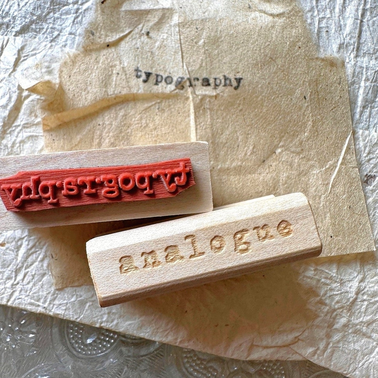 TAOthings Studio - Analogue rubber stamp