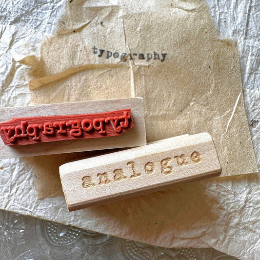 TAOthings Studio - Analogue rubber stamp