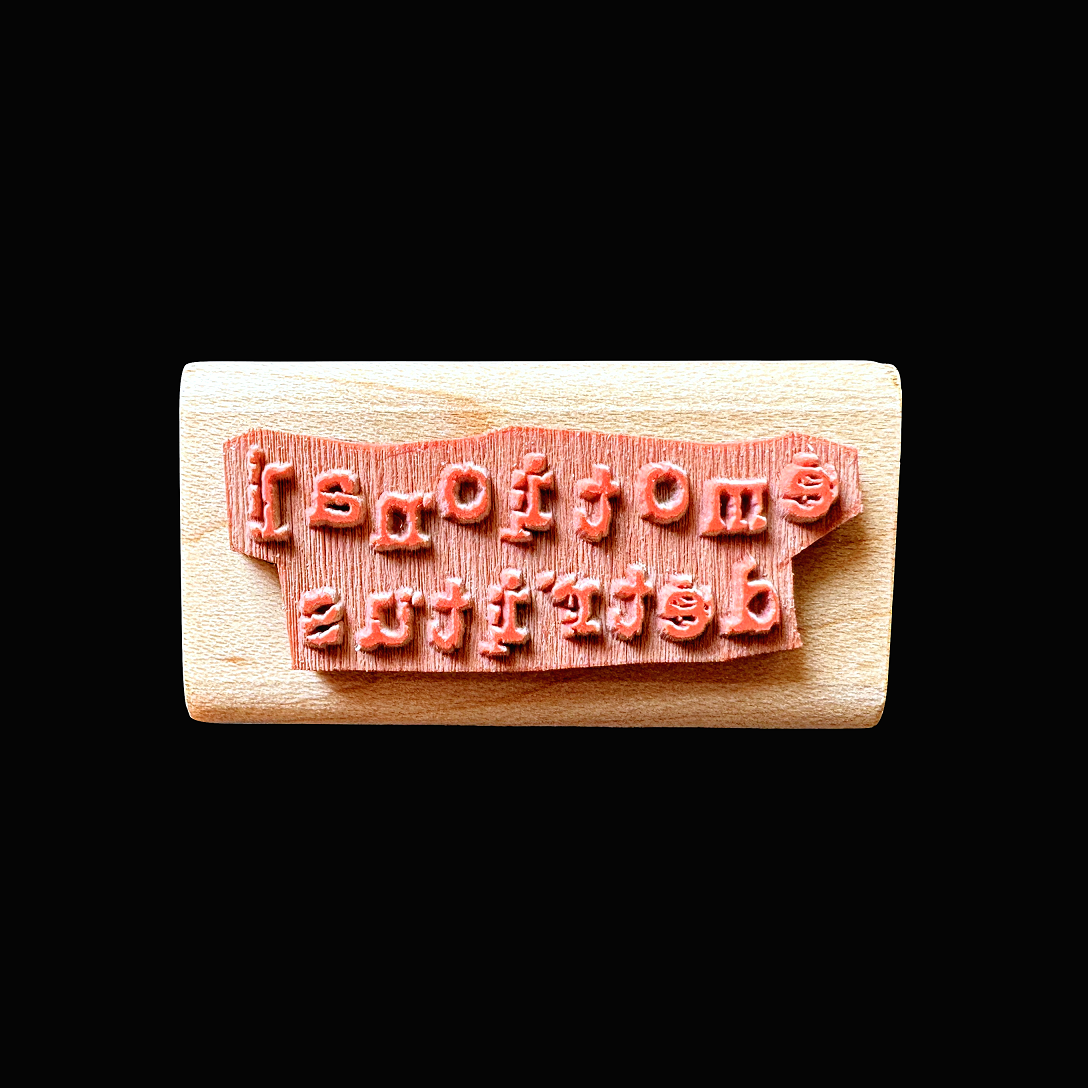 TAOthings Studio - Emotional Detritus rubber stamp