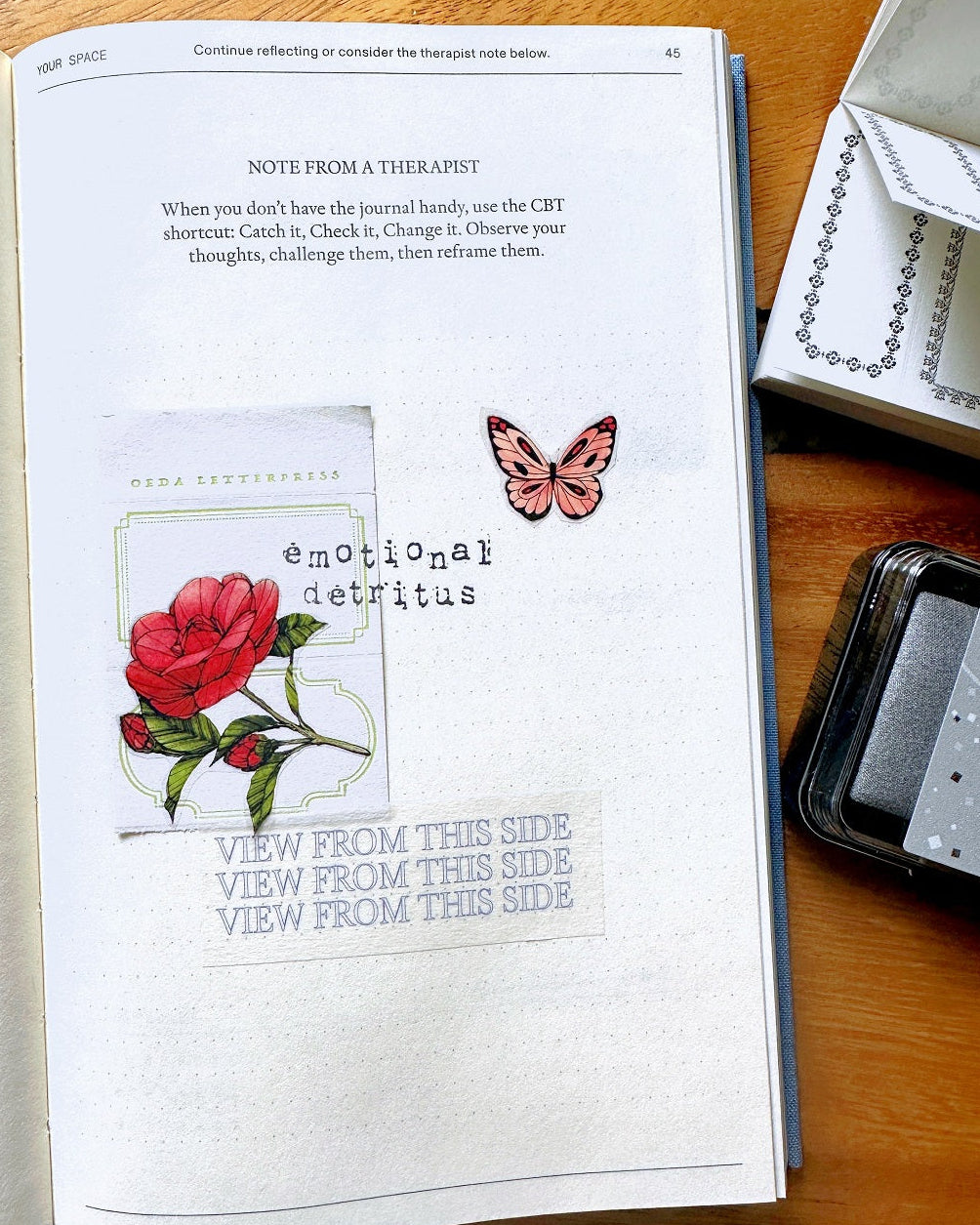 TAOthings Studio - Emotional Detritus rubber stamp