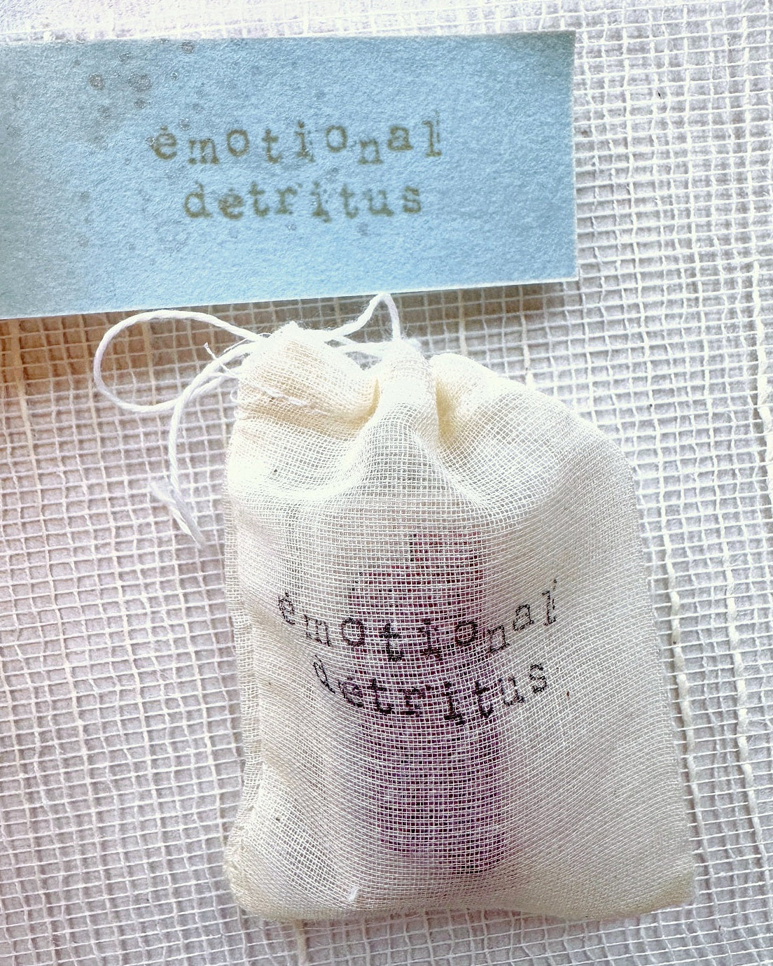 TAOthings Studio - Emotional Detritus rubber stamp