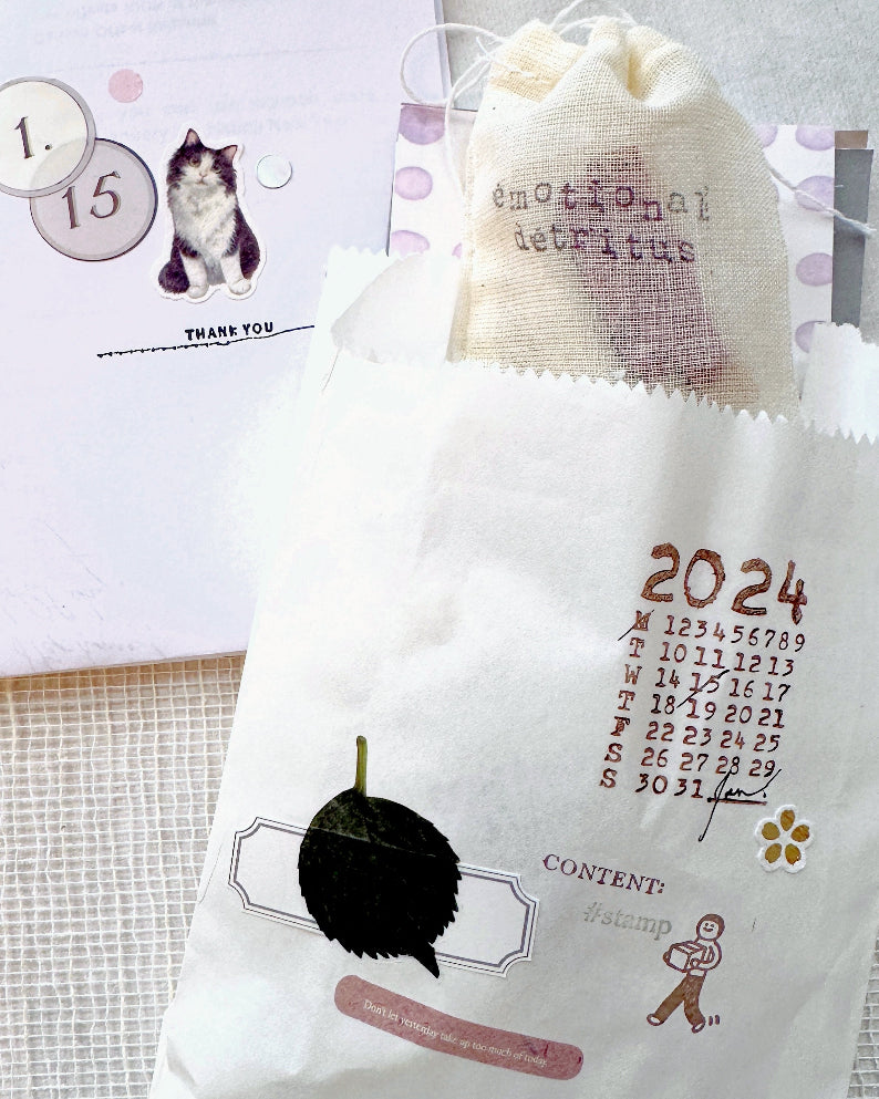 TAOthings Studio - Emotional Detritus rubber stamp