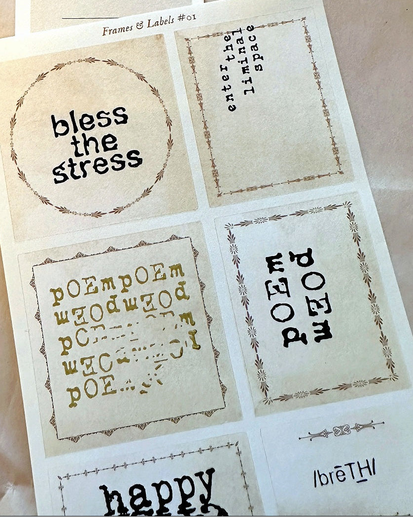 TAOthings Studio - Breathe rubber stamps